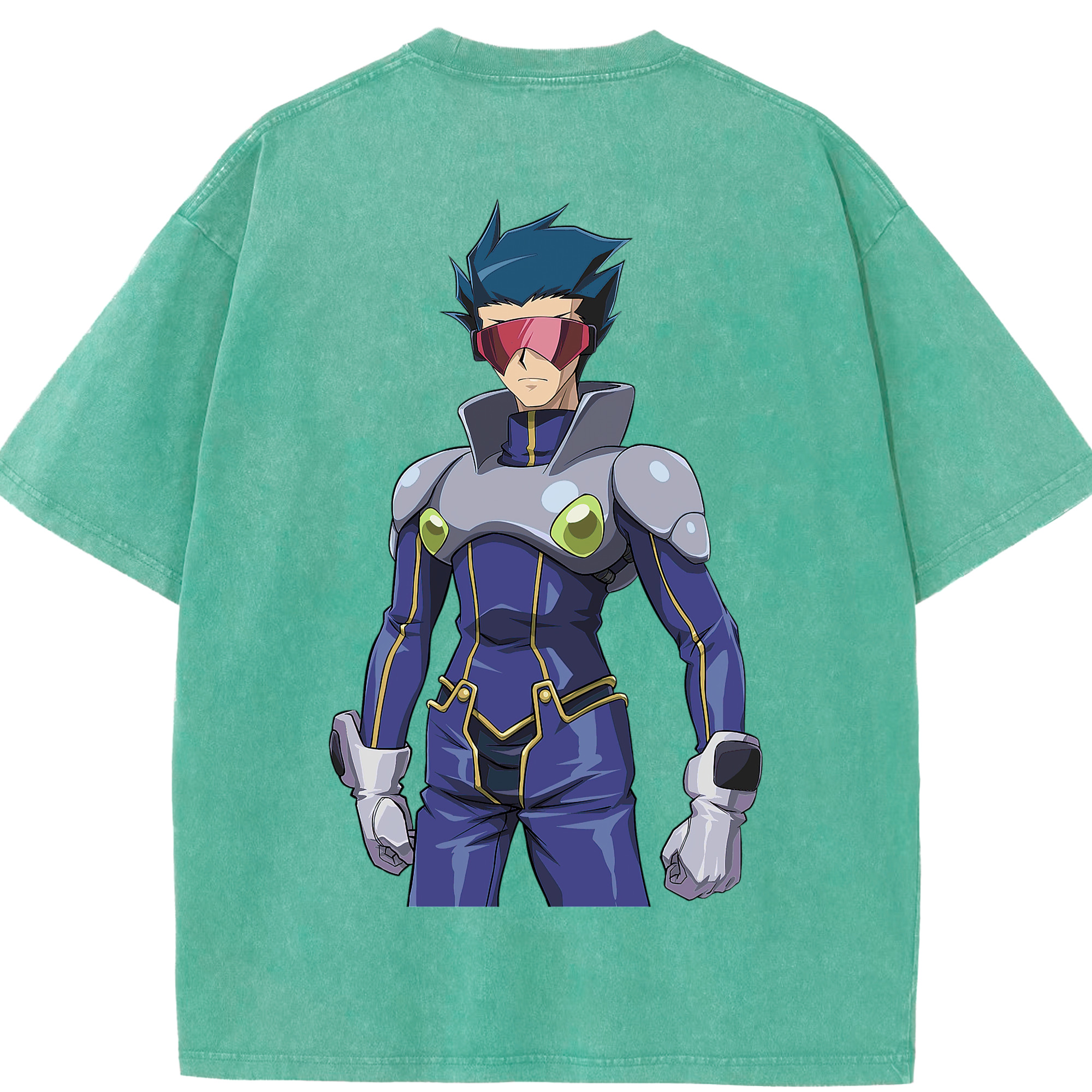 （画像用） 遊☆戯☆王 Yu-Gi-Oh! 綿100% ヴィンテージ風 半袖Tシャツ（背面プリント）